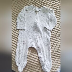 White Starry Kids One Piece Pajama